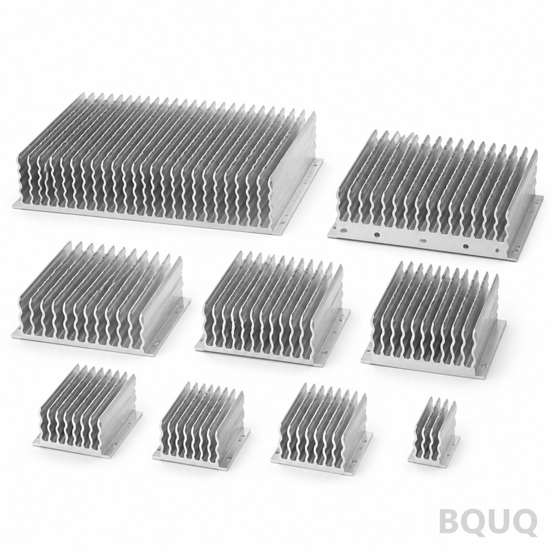 BQUQ Гофрированный пластинчатый радиатор: прецизионная обработка на станках с ЧПУ и штамповка