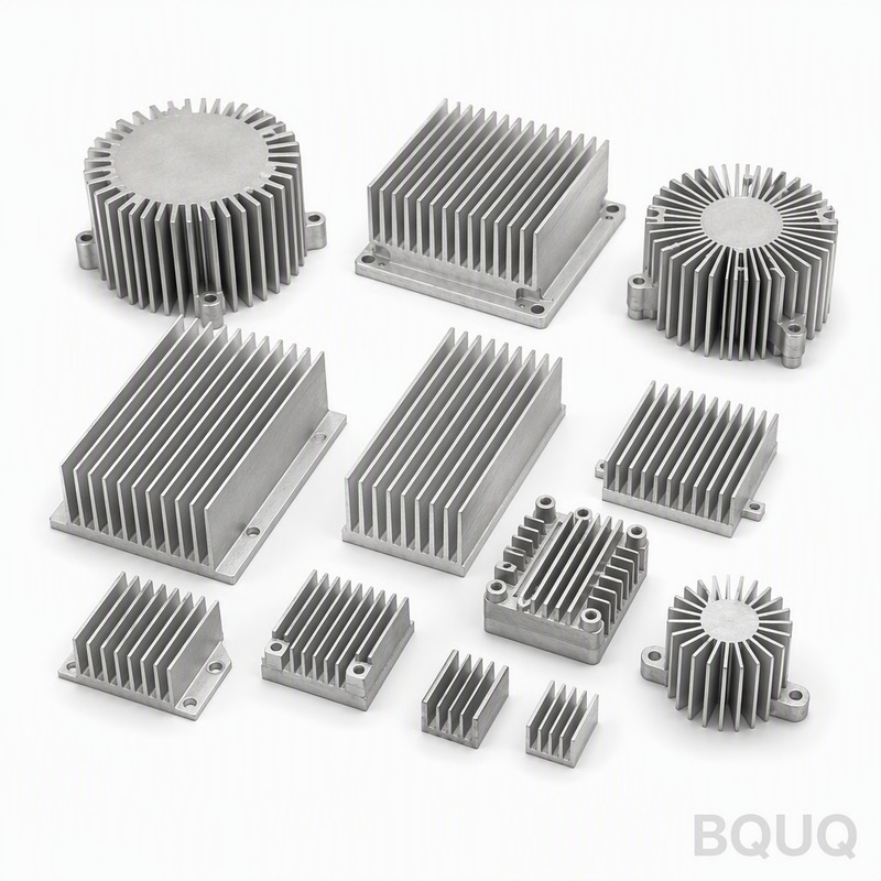BQUQ Литой алюминиевый радиатор – прецизионная CNC