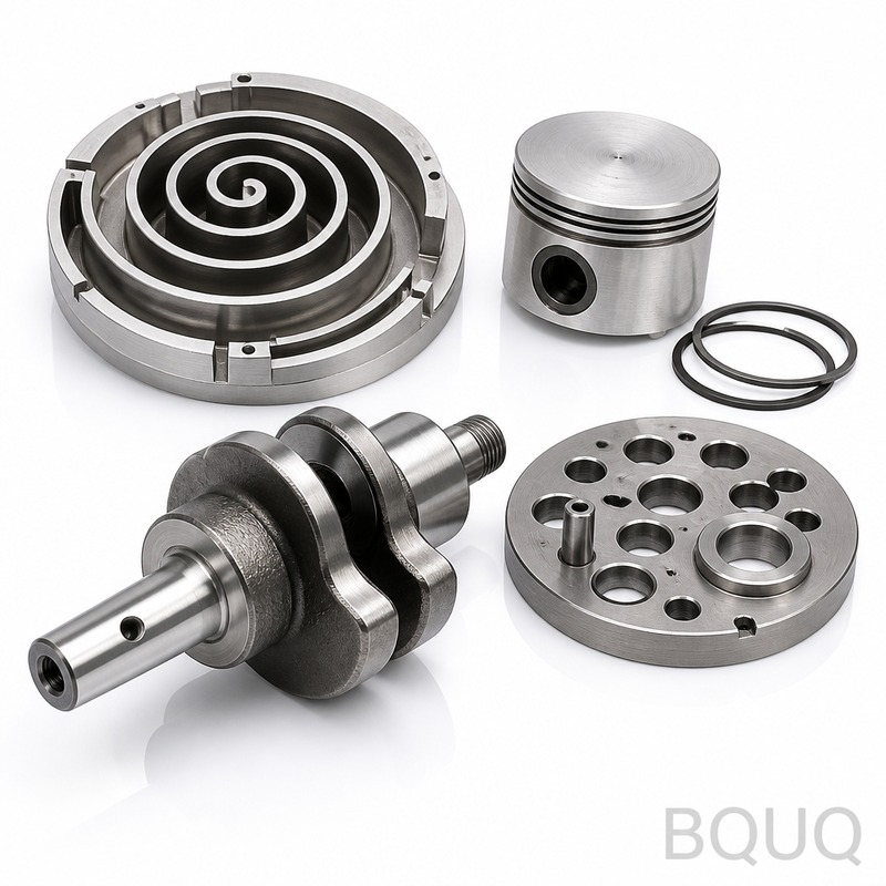 Прецизионные CNC-обработанные спиральные детали ко