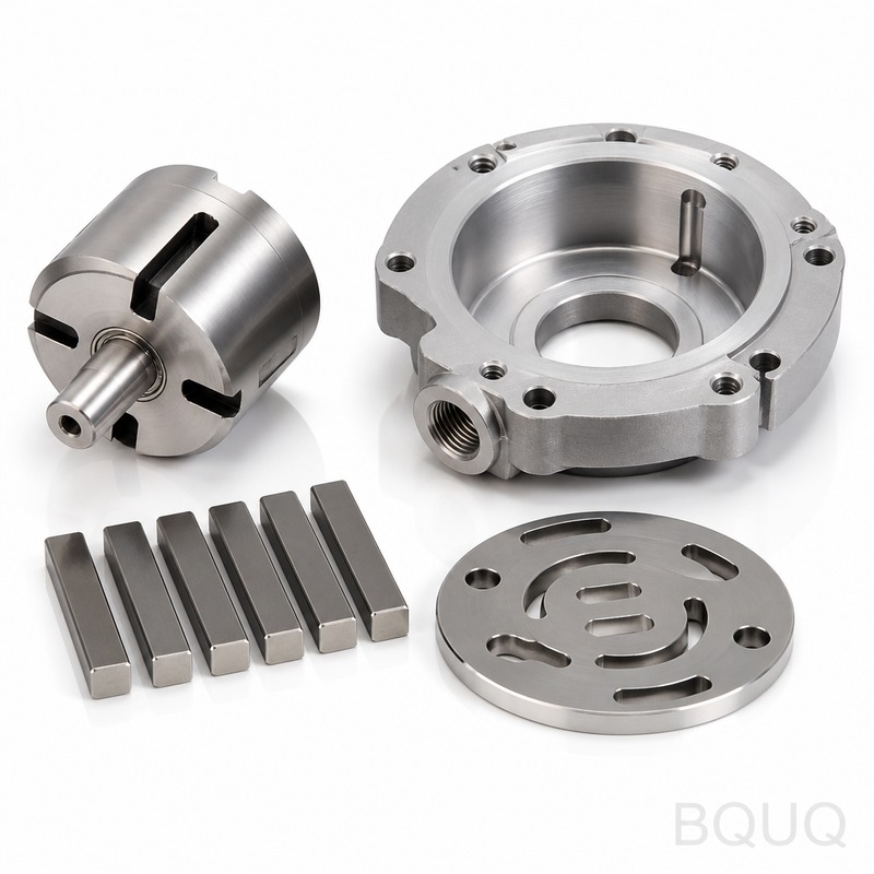 CNC-обработанные детали вакуумных насосов | BQUQ Т