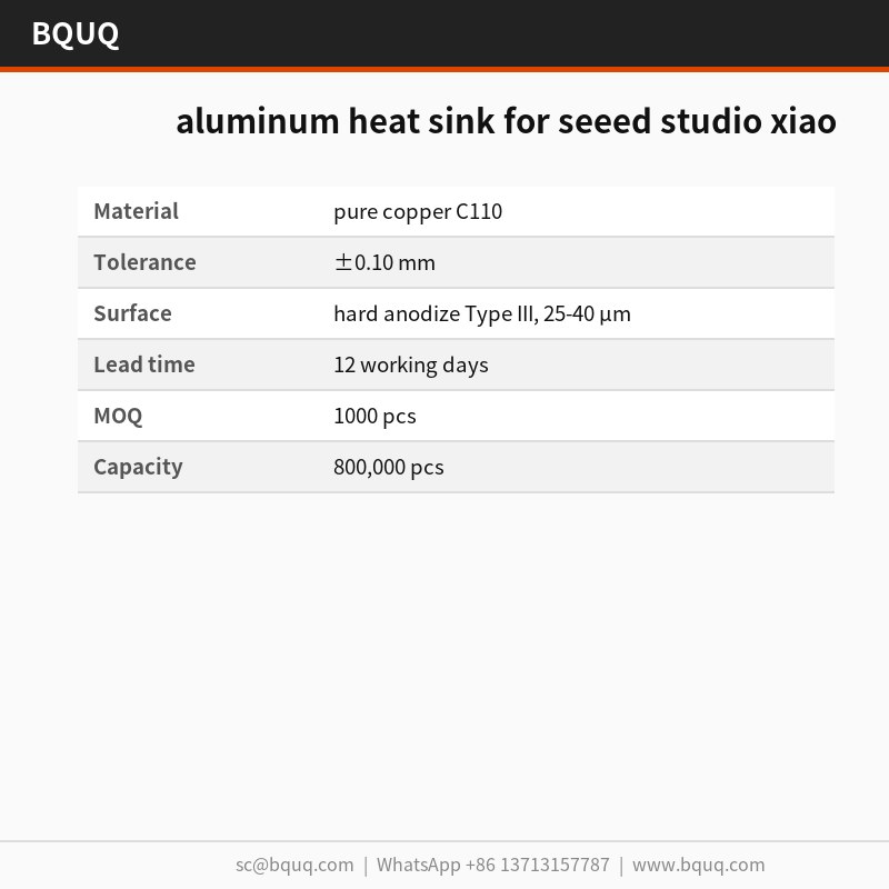 алюминиевый радиатор для Seeed Studio XIAO