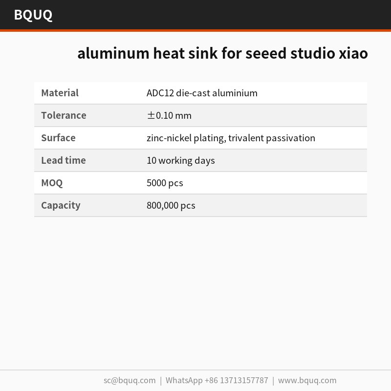 алюминиевый радиатор для seeed studio xiao